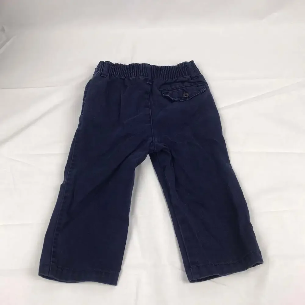 Ralph Lauren navy blue pants 12 months‎